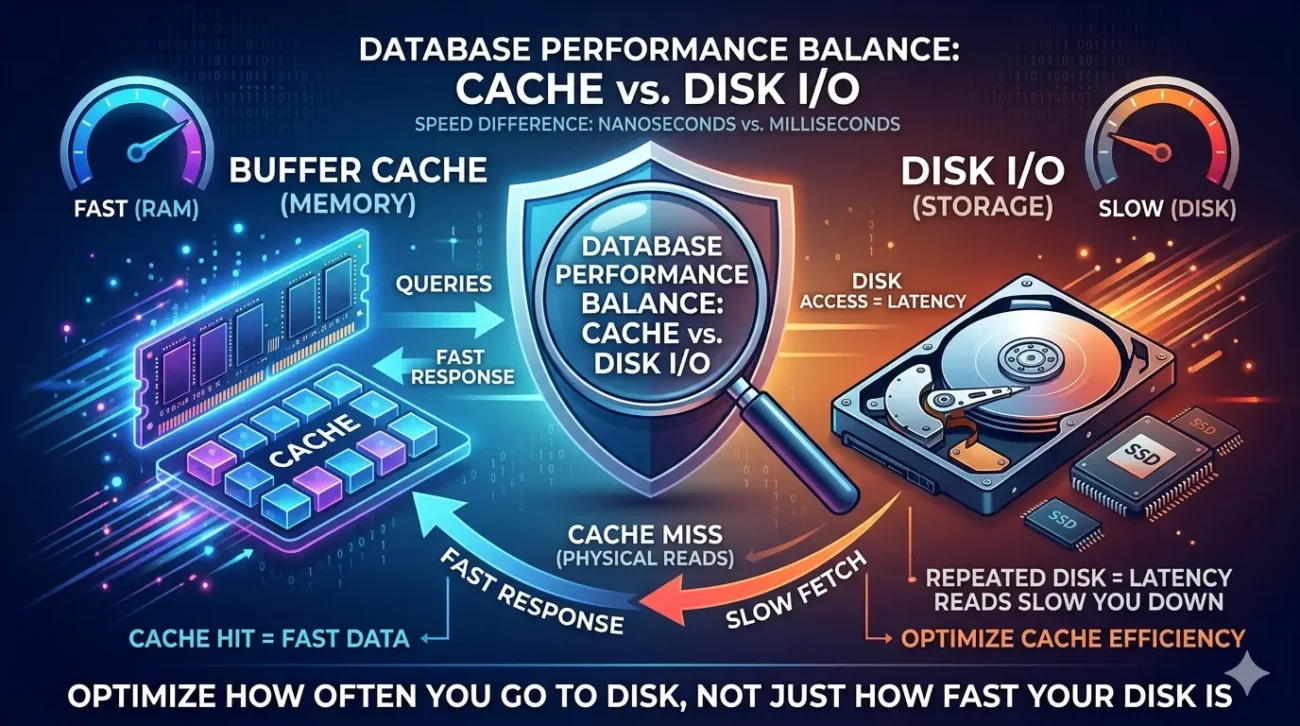 Buffer Cache vs Disk IO Where Your Performance Is Actually Lost