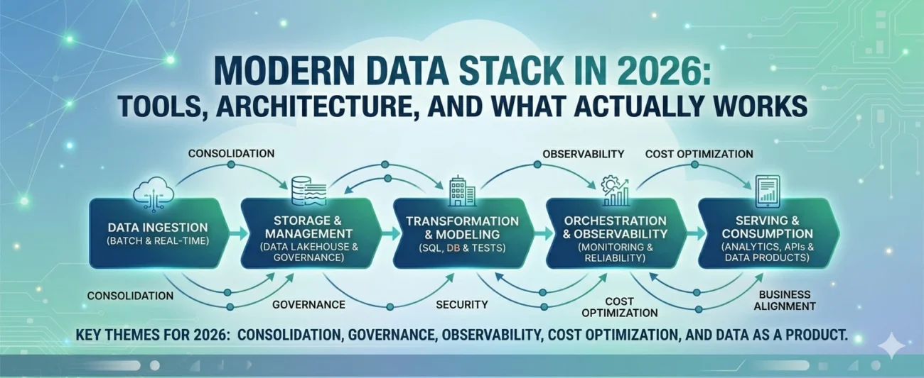 Modern Data Stack in 2026 Tools Architecture, and What Actually Works