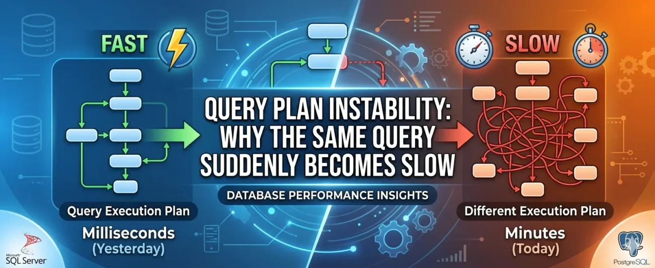 Query Plan Instability Why the Same Query Suddenly Becomes Slow