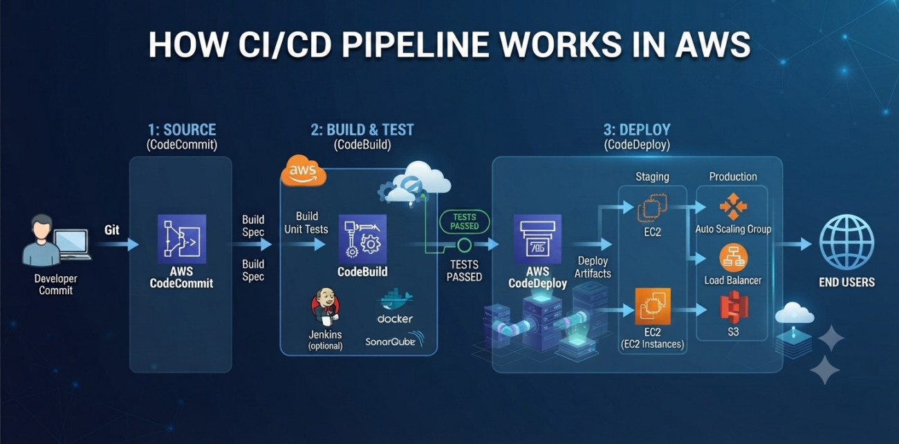 CICD Pipeline Works in AWS